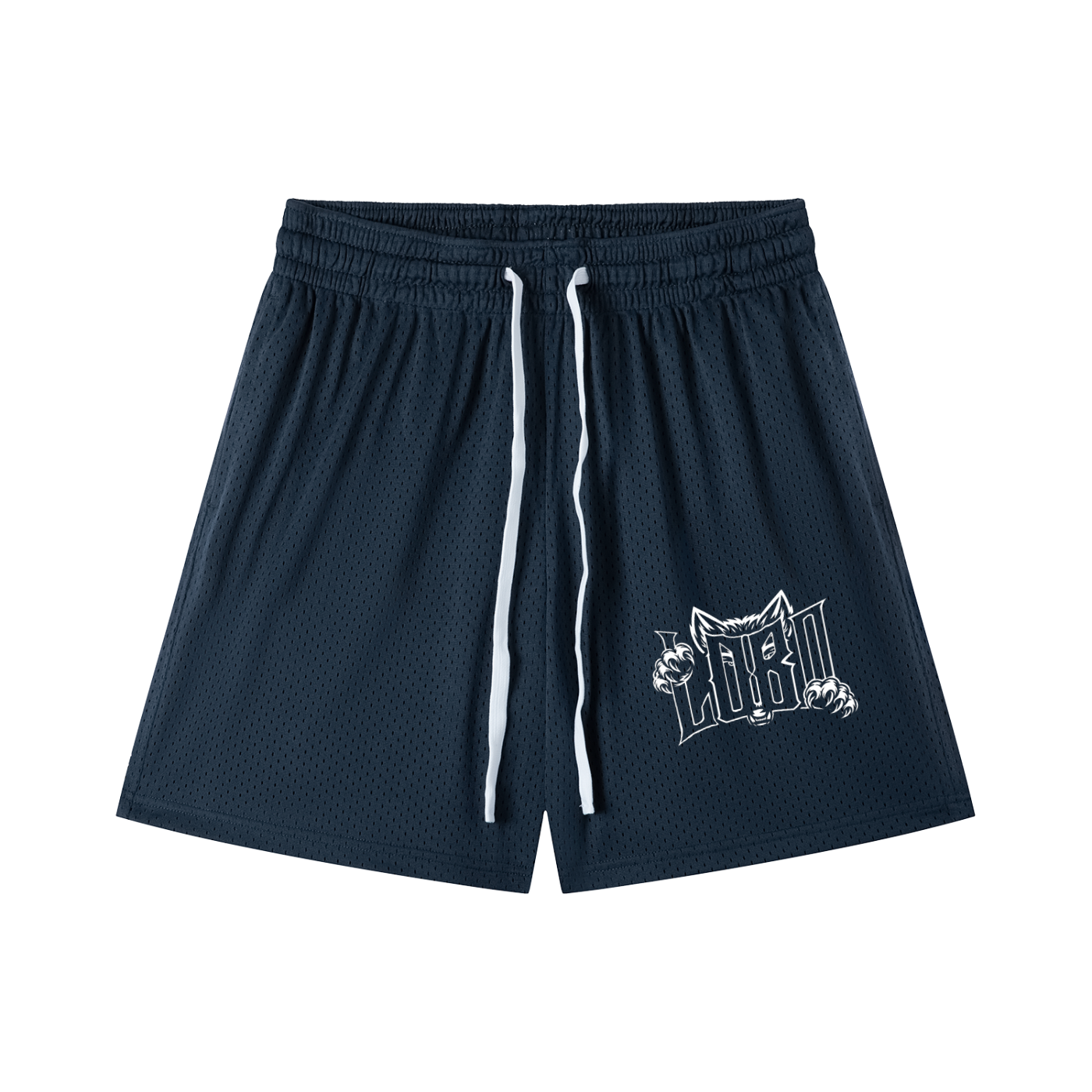 Mesh Drawstring Shorts
