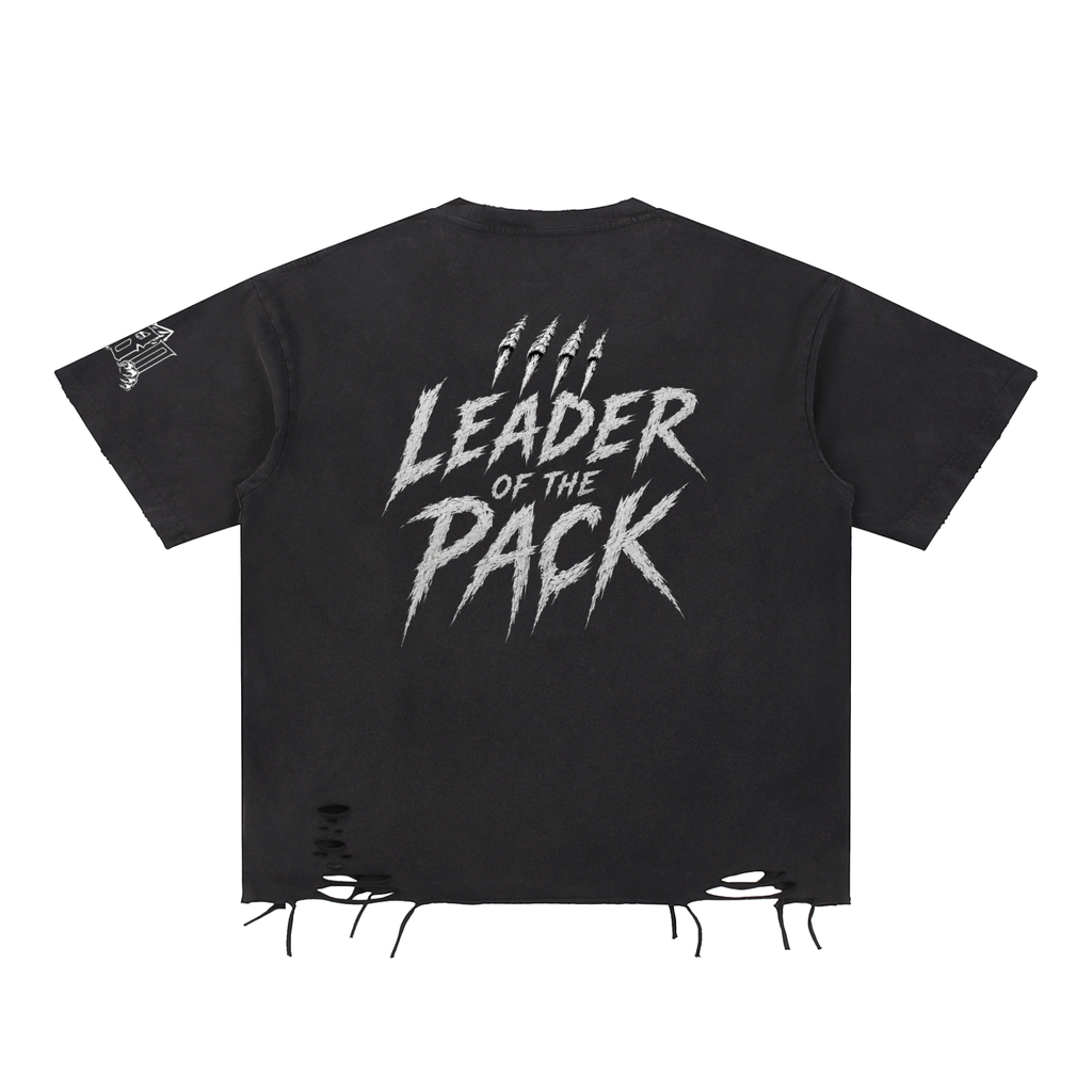 Black Distressed T-Shirt