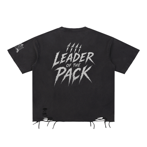 Black Distressed T-Shirt