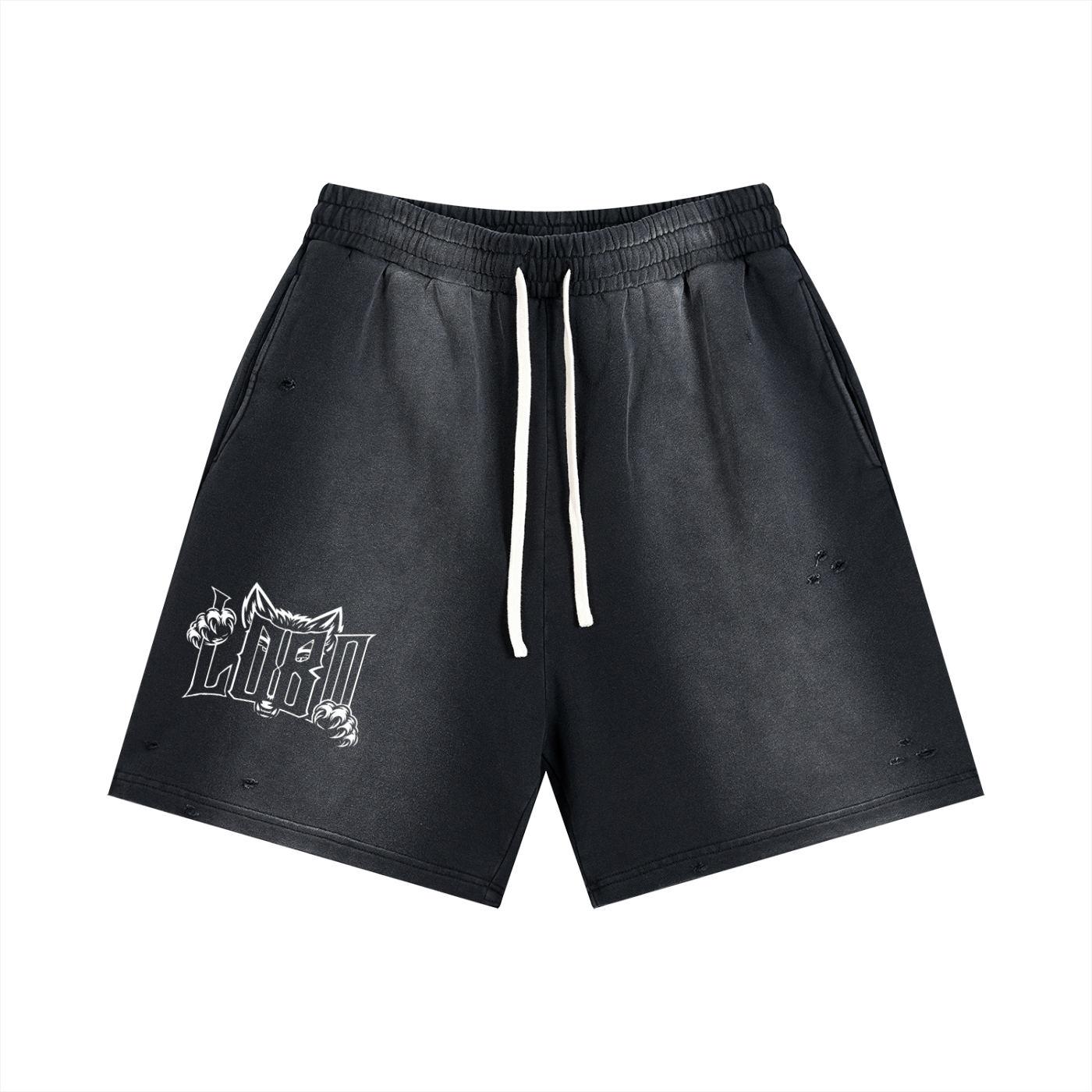 Sun Fade Distressed Shorts