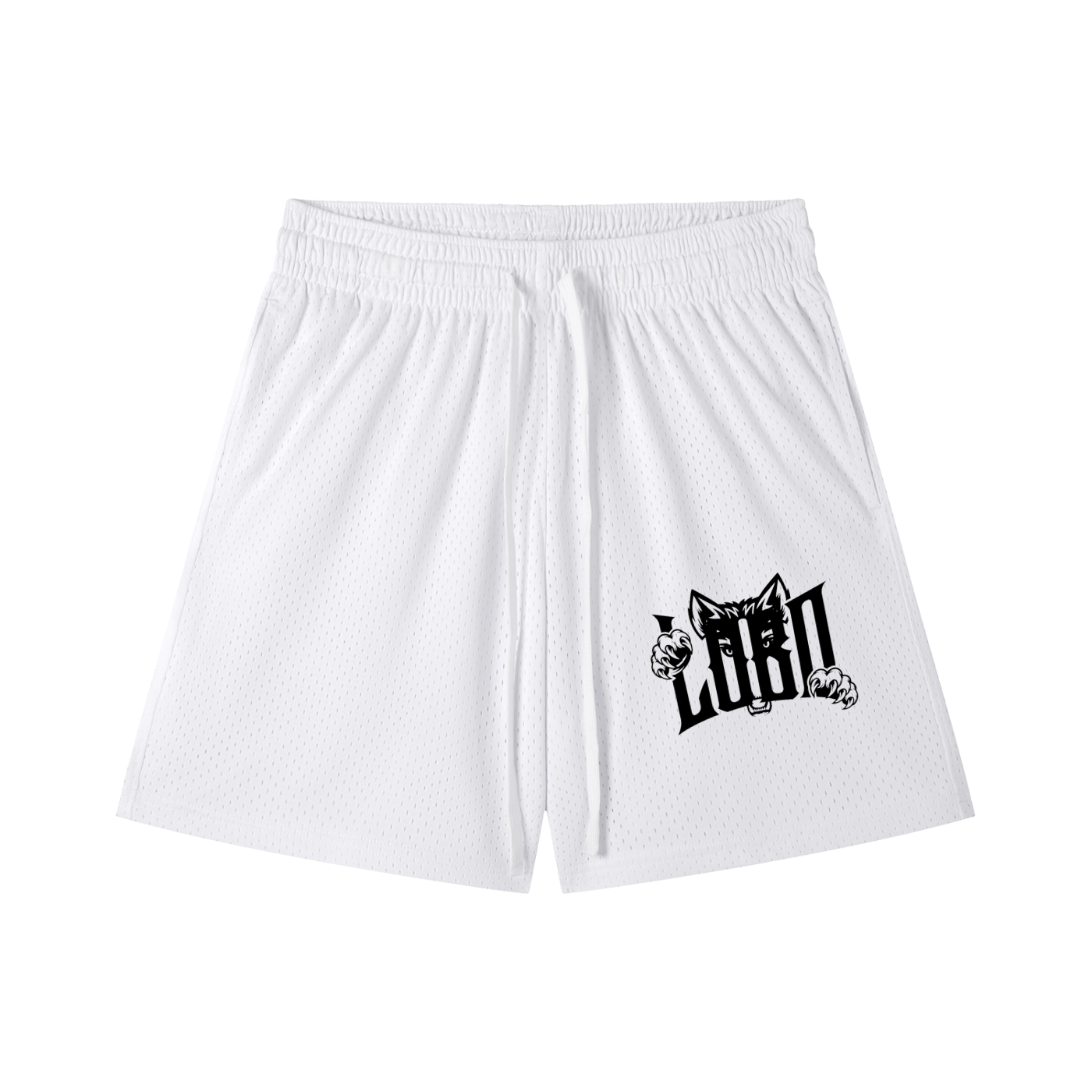 Mesh Drawstring Shorts