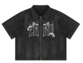 Denim Zip-Up