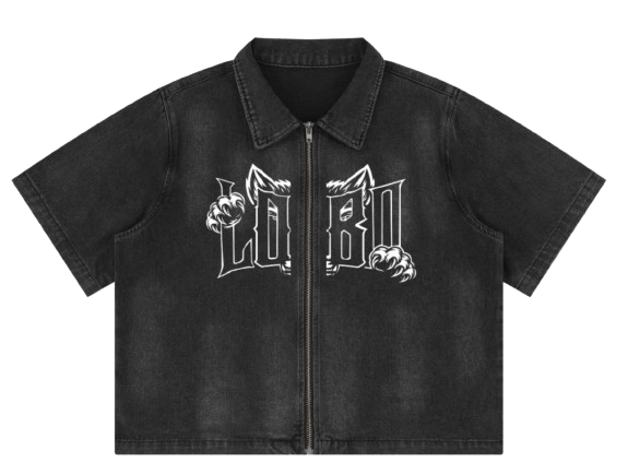 Denim Zip-Up