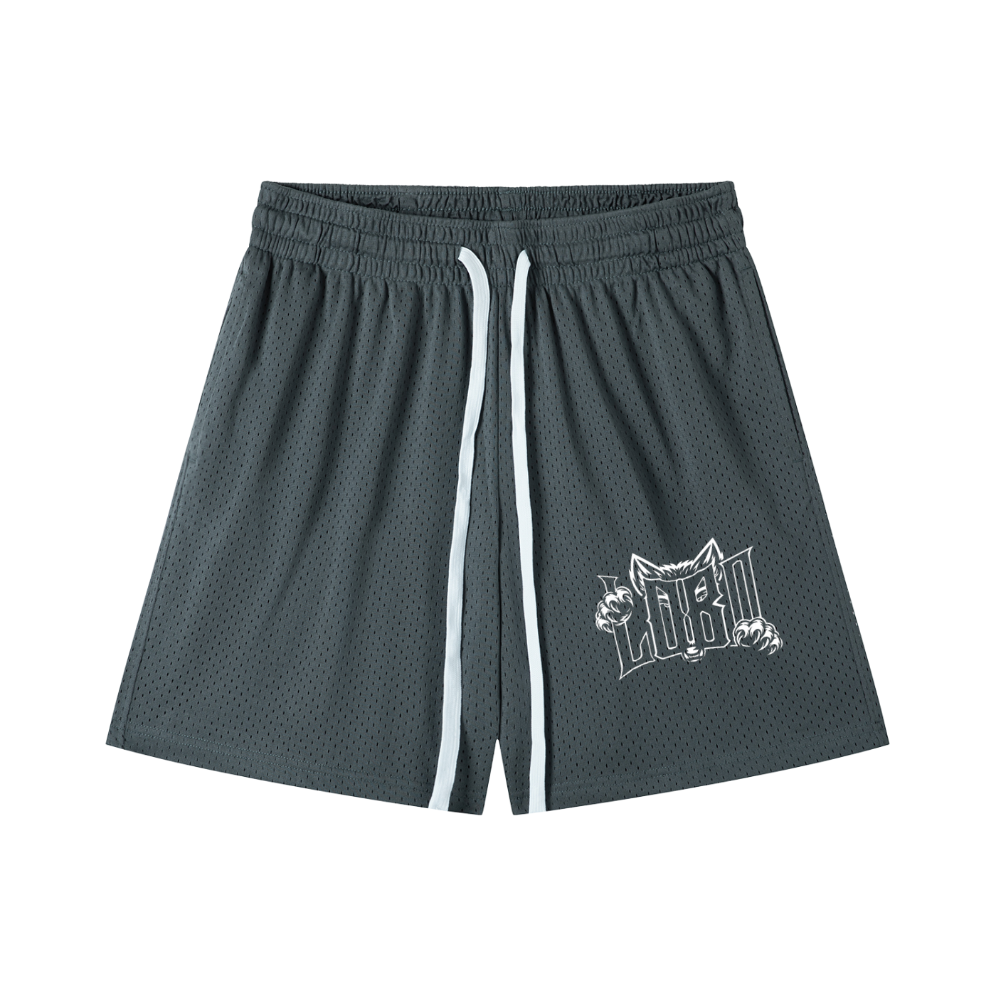 Mesh Drawstring Shorts