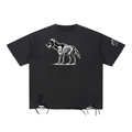 Black Distressed T-Shirt
