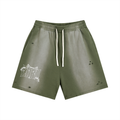 Sun Fade Distressed Shorts